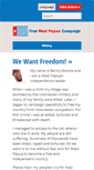 Mobile Screenshot of freewestpapua.org