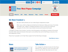 Tablet Screenshot of freewestpapua.org